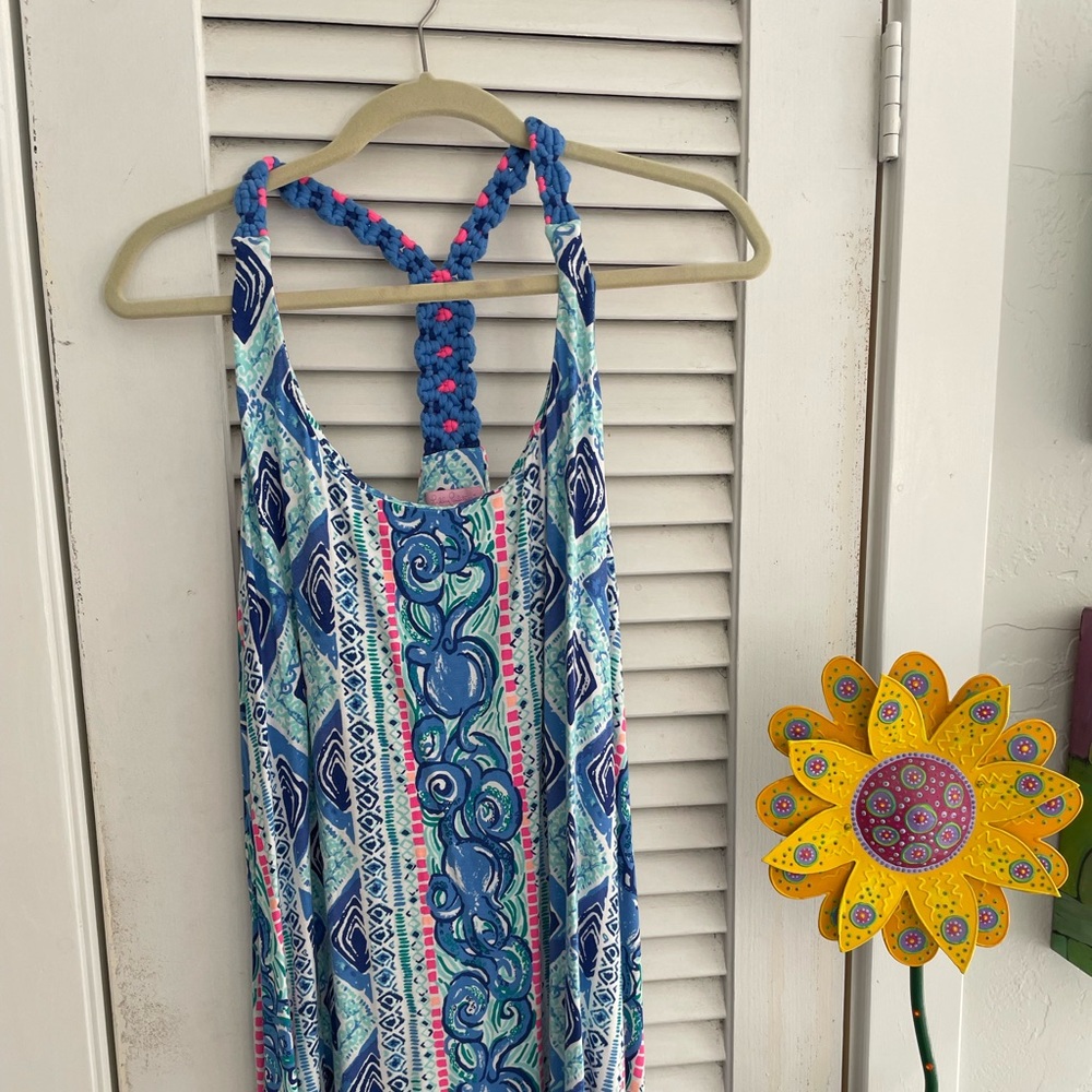 Lilly Pulitzer dress with crochet accent